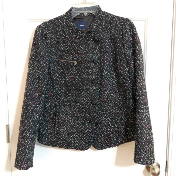 GAP Jackets & Blazers - Gap Textured Button Up Jacket Sz M